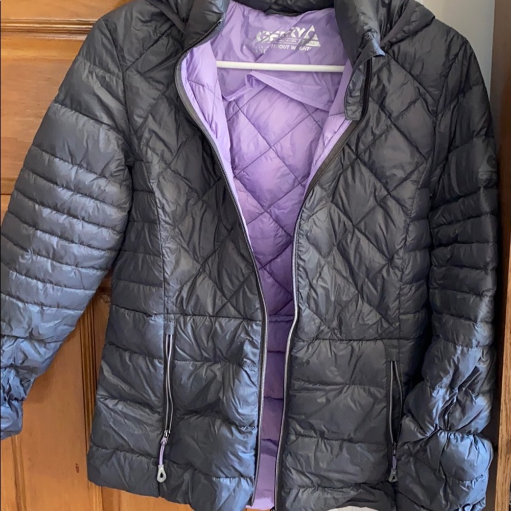 Women’s compressed down winter coat